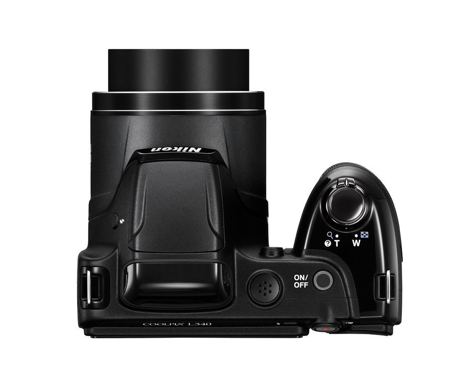 Nikon Coolpix L340 20.2 MP Digital Camera with 28x Optical Zoom and 3.0-Inch LCD (Black) (Certified Refurbished) N8