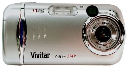 Vivitar ViviCam V3746 3.3MP Digital Camera with 3X Optical Zoom N2