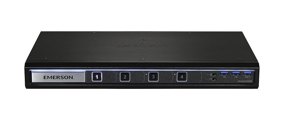 Avocent 2-Port DVI-I Standard Desktop KVM Switch (SV220-001) N12