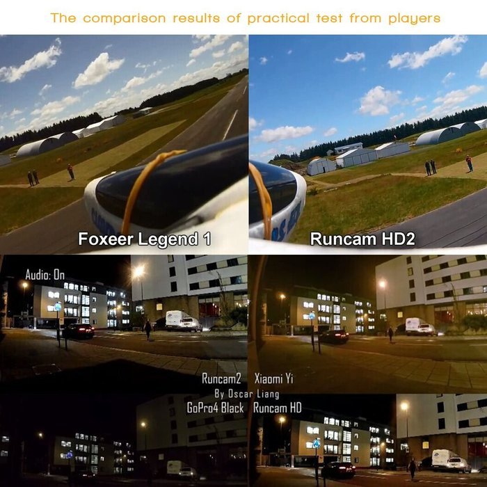 RunCam 2 1080P HD 120 Degree Wide Angle WiFi FPV Camera Silver for RC 250 Racing Quad QAV250 N7