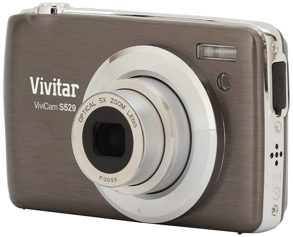Vivitar VS529-RB-BOX 16.1 Digital Camera with 2.7-Inch TFT LCD (Brown) N3