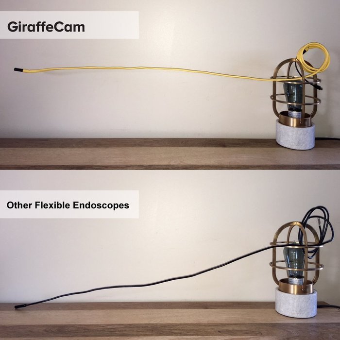 GiraffeCam 3.0 Rigid - Flexible Endoscope Borescope Inspection Camera | Android PC Mac | 2.0 MP HD (6.5 Feet) N7