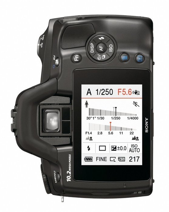 Sony Alpha A230Y 10.2 MP Digital SLR Camera with Super SteadyShot INSIDE Image Stabilization and 18-55mm and... N8
