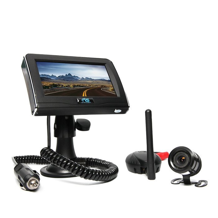 Rear View Safety Wireless Backup Camera System with Cigarette Lighter Adaptor RVS-091406 (Black) N3