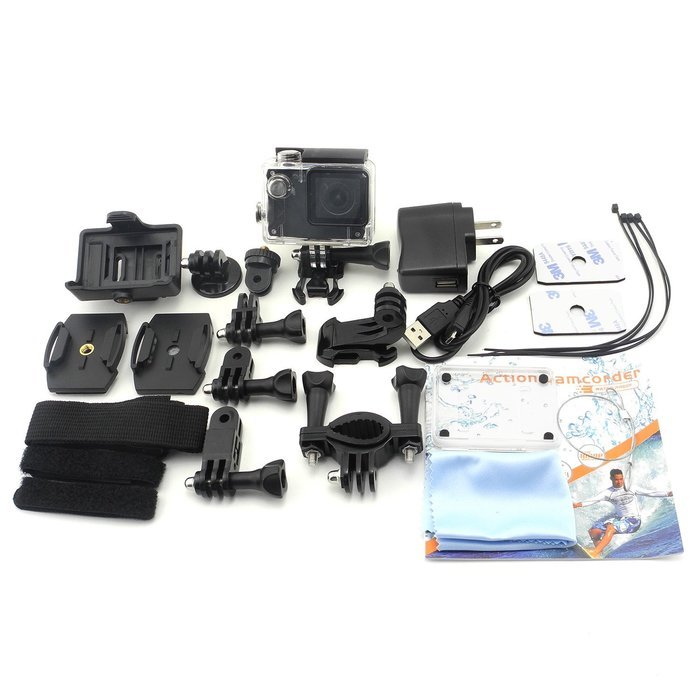 iSaddle S33 Sports Camera Action Video Recorder DVR Outdoor Camcorder Helmet Bicycle Motorcycle Camera - Novatek... N3