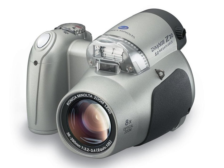 Konica Minolta Dimage Z20 5MP Digital Camera with 8x Optical Mega Zoom