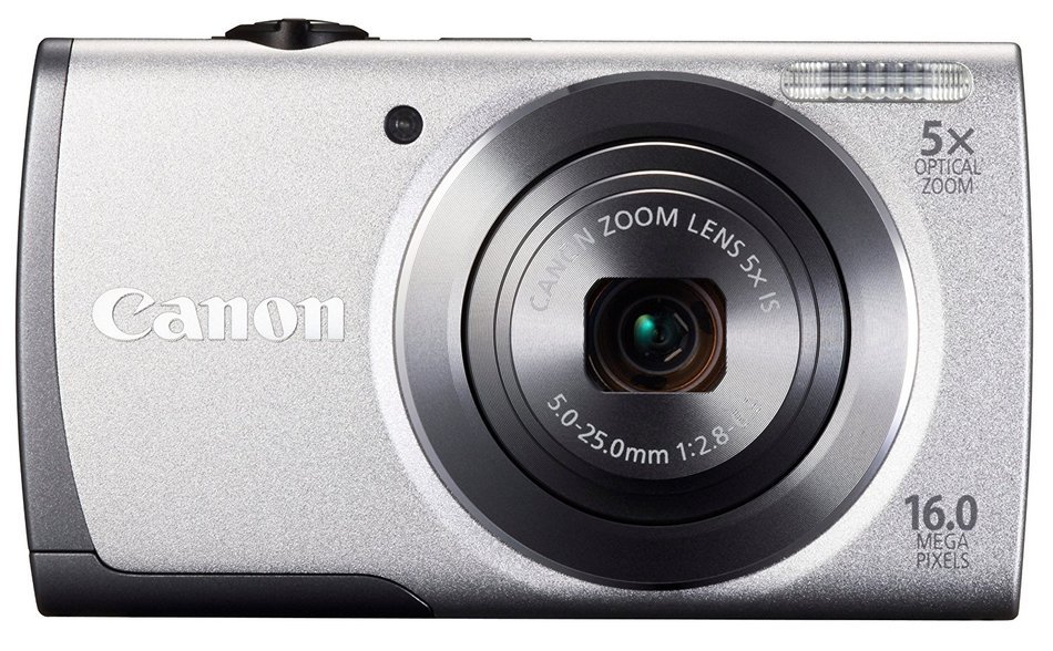 Canon Digital Camera PowerShot A3500 IS 5 times zoom PSA3500IS (Silver) 28mm wide-angle optical (SL) - International... N2