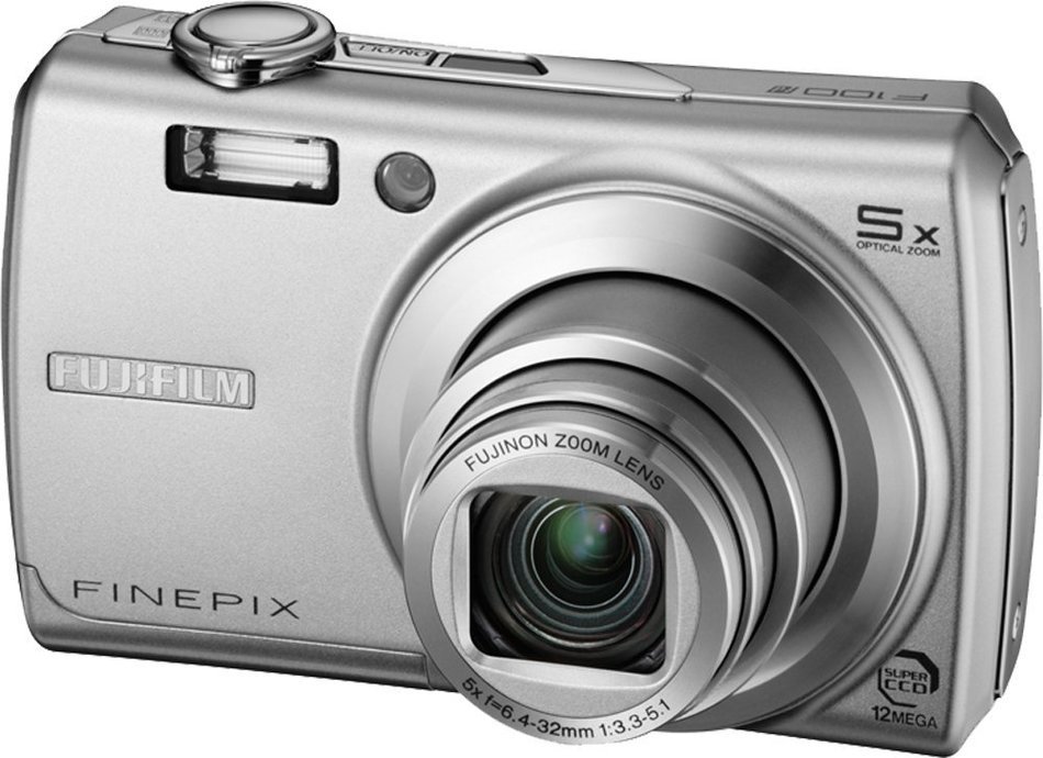 Fujifilm Finepix F100fd 12MP Digital Camera with 5x Wide Angle Dual Image Stabilized Optical Zoom N6