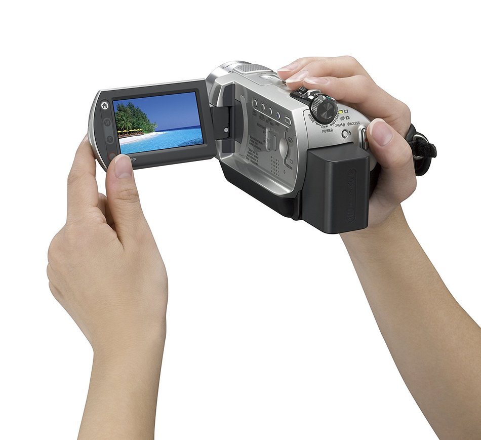 Sony DCR-SR300 6.1MP 40GB Hard Disk Drive Handycam Camcorder with 10x Optical Zoom N8