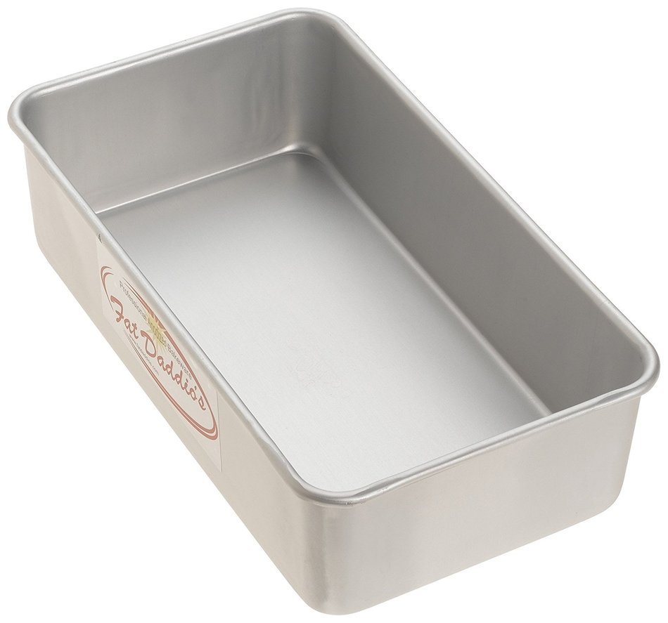 Fat Daddio's Anodized Aluminum Bread Pan Single, 9 Inches by 5 Inches by 2 3/4 Inches