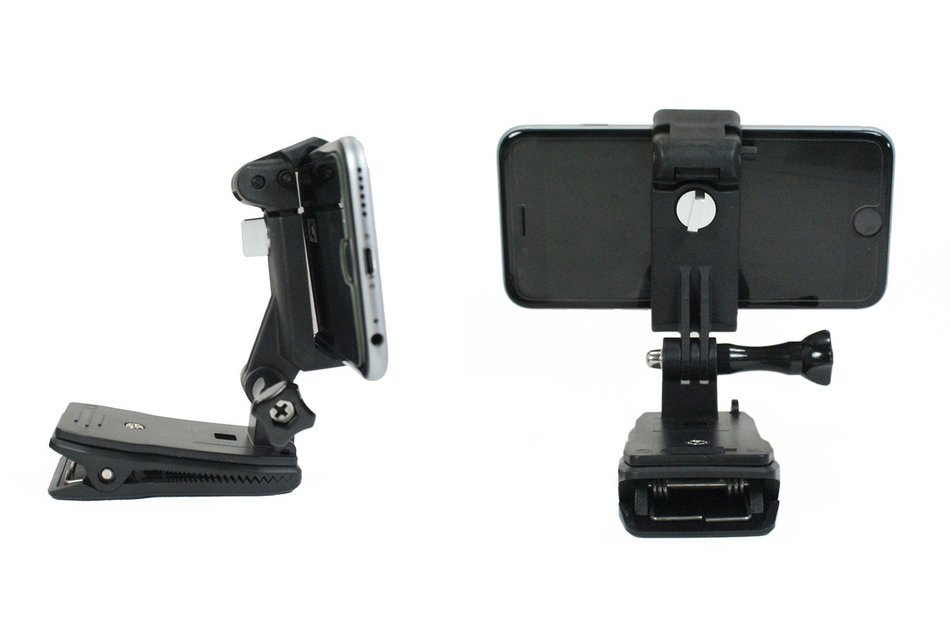 Action Mount Wearable Head Mount for Smartphone. Easily Record Action Video using your Smartphone, or GoPro Camera... N16
