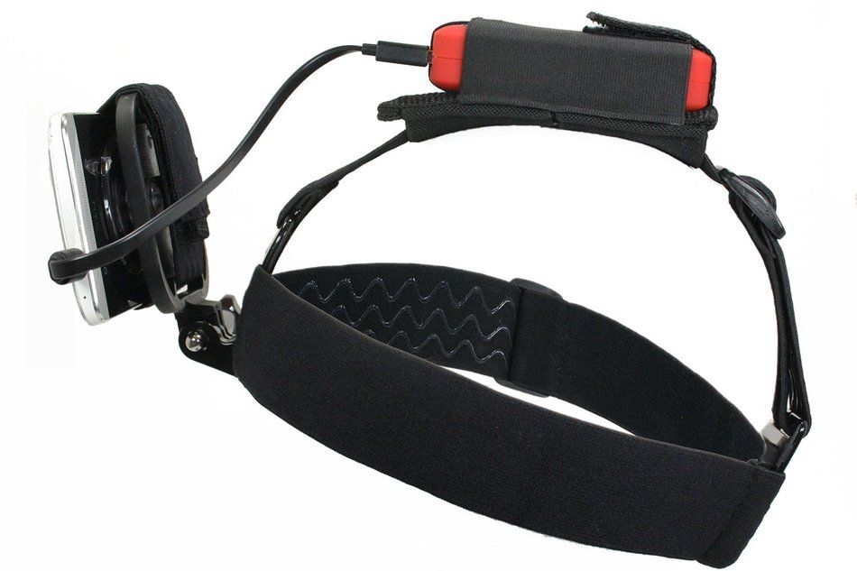 Action Mount Wearable Head Mount for Smartphone. Easily Record Action Video using your Smartphone, or GoPro Camera... N19