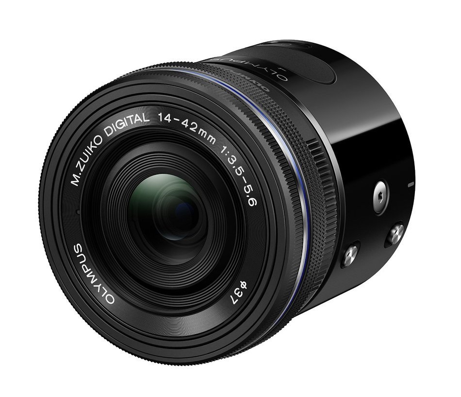 Olympus Air A01 Black Body with Black 14-42mm EZ Lens (Certified Refurbished) N5