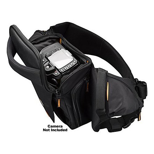 Case Logic Digital SLR Sling Camera Bag/Case (Black) (SLRC-205) for Panasonic / Olympus E-5, E-30, Evolt E-420... N4