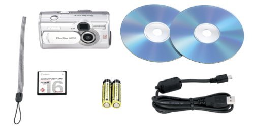 Canon PowerShot A300 3.2MP Digital Camera with 5.1x Digital Zoom N3
