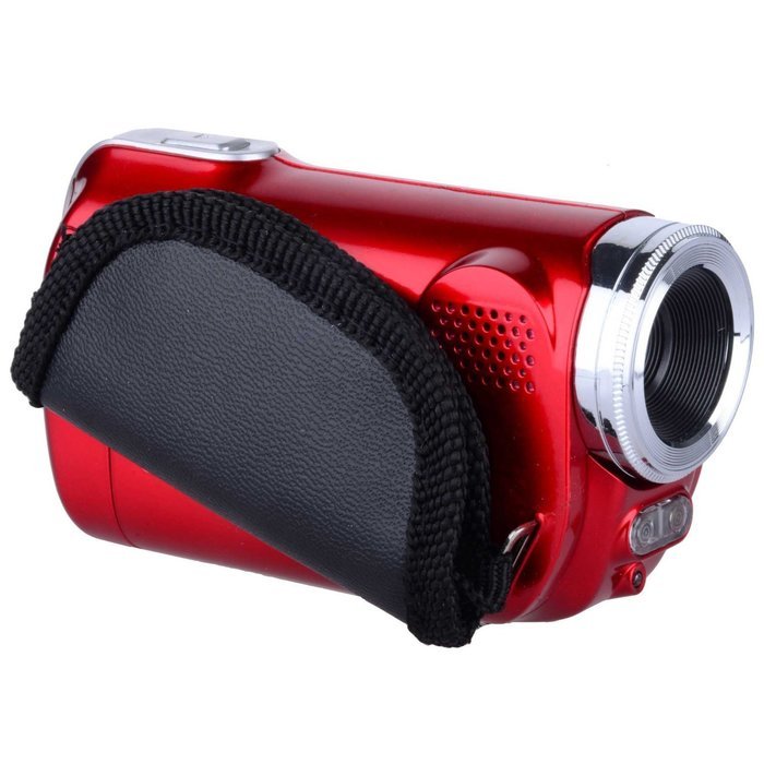 Vivitar 508NHD Digital Video Recorder Strawberry Red with Accessories Bundle N3