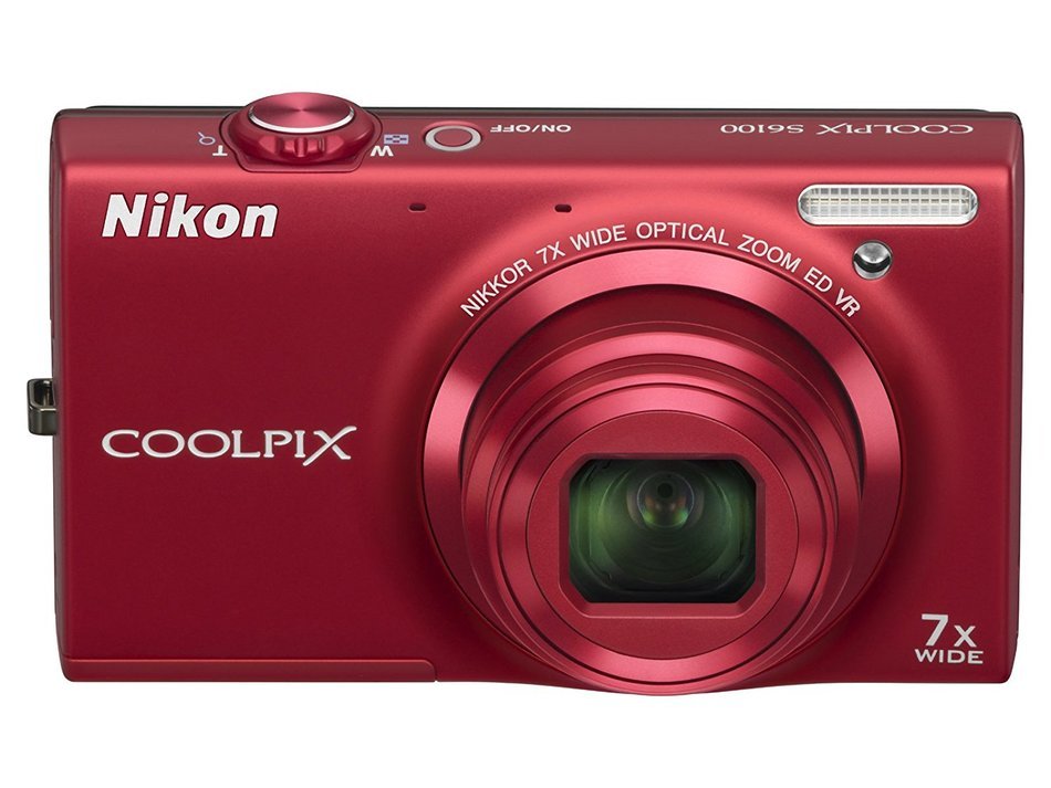 NikonDigital CameraCOOLPIX S6100 Red S6100RD N3