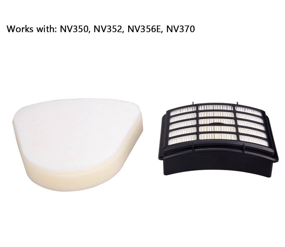 I-Clean Replacement Filter Set, 1 Felt Filter&1 Foam& For Hap Filter Shark XFF350/XHF350 Navigator Lift-Away NV350... N6