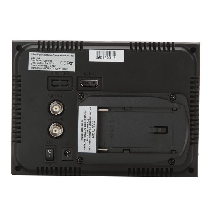 Koolertron 5.6" 1280*800 HDMI Input TFT LCD monitor for DSLR such as Canon 550D 500D 600D... N3