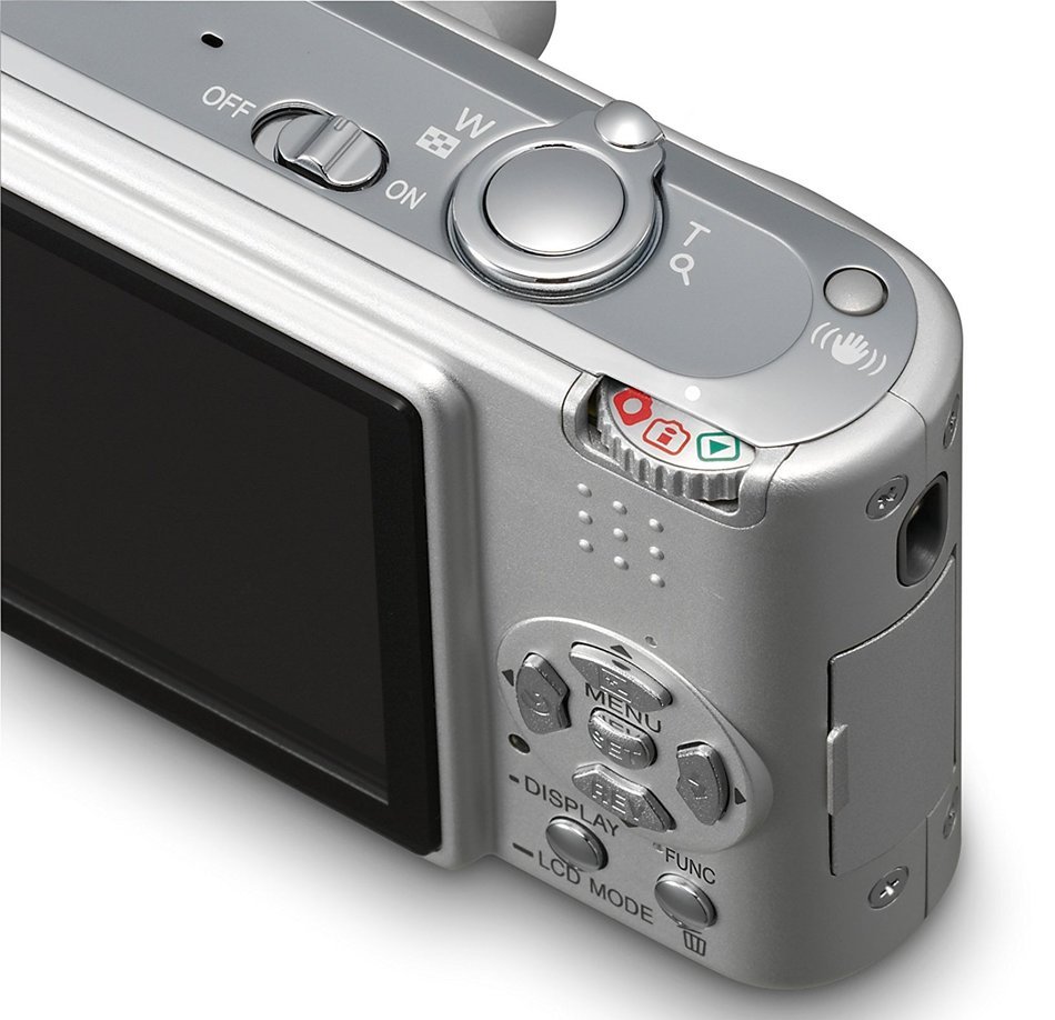 Panasonic Lumix DMC-FX12K 7.2MP Digital Camera with 3x Optical Image Stabilized Zoom (Black) N5