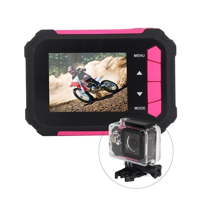 niceEshop(TM) 1.5inch Windshield Dashboard Car DVR Camera Video Recorder(Pink, US Plug)