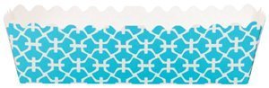 Simply Baked Paper Loaf Pan & Food Tray - Turquoise