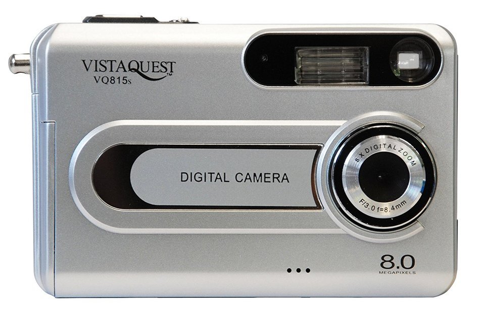 VistaQuest VQ815s 8MP Digital Camera 1.5" Color LCD Display 8X Zoom, Silver