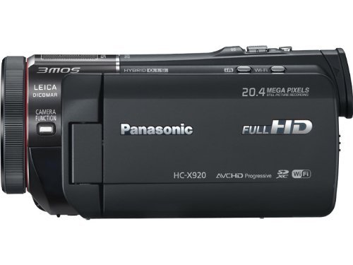 Panasonic HC-X920 3D Ready HD 3MOS Digital Camcorder with Wi-fi (black) N9