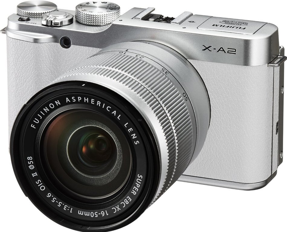 Fujifilm X-A2 w/ XC16-50mm F3.5-5.6II Kit White N9