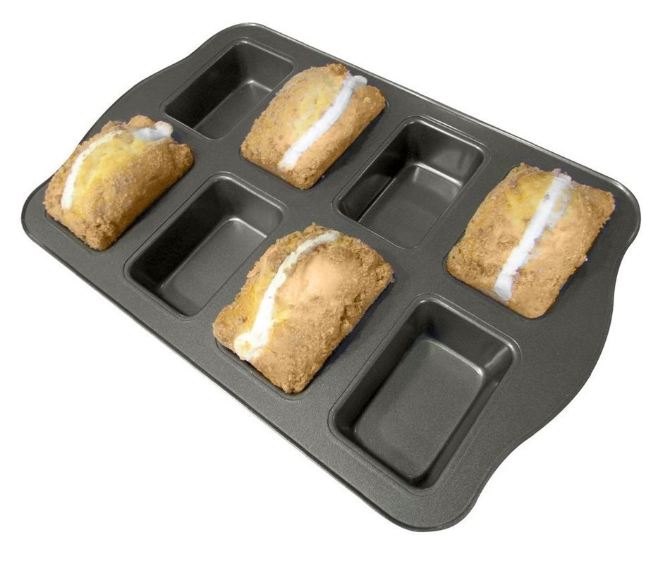 Evelots 8 Cup Non-Stick Mini Loaf & Brownie Baking Pan, Kitchenware N2