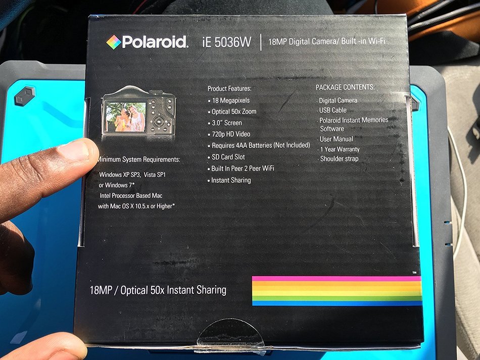 Polaroid IE5036W 18 Megapixel Camera N3