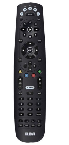 RCA RCRP05BR 5 Device Cable Replacement Universal Remote (Black)