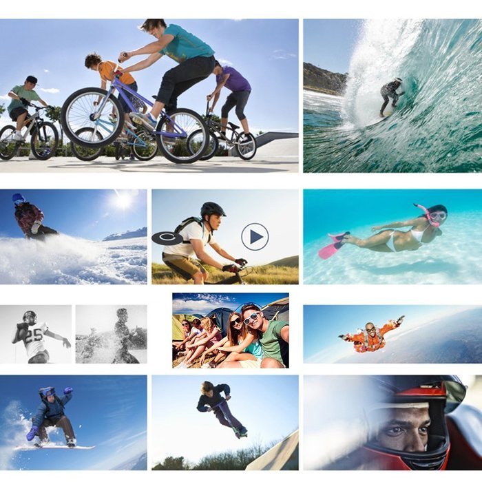 AKASO EK5000 1080p WIFI Sports Action Camera 12MP HD Waterproof Camcorder 2 Inch LCD Screen 170 Degree Wide Angle... N4