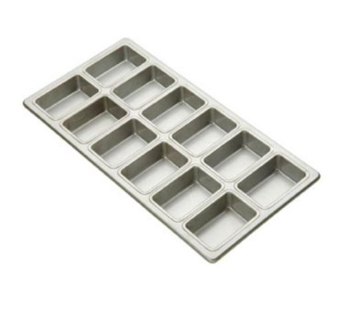 Focus Foodservice 905755 - Mini-Loaf Pan, Holds 3-7/8 in x 2-1/2 in Mini Loaves