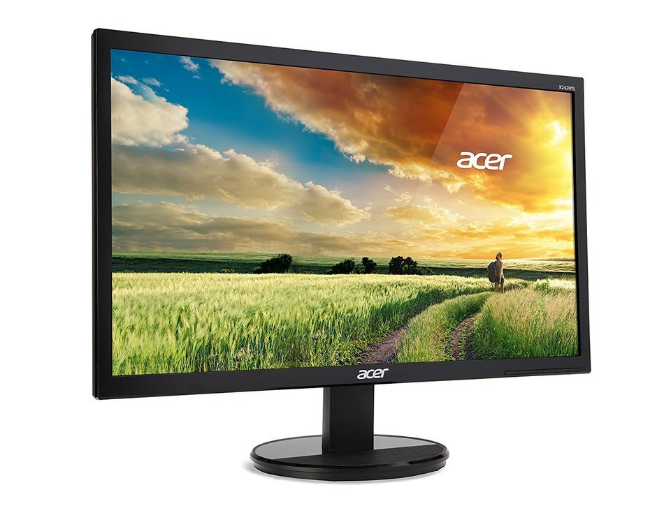 Acer K242HYL bid 23.8-inch IPS Full HD (1920 x 1080) Display (VGA, DVI & HDMI Ports) N3