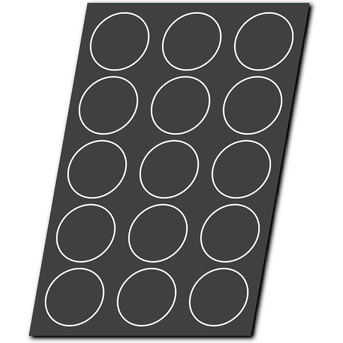 Matfer Bourgeat Silicone Silform Hamburger Bun Mold Gray 337029 N2