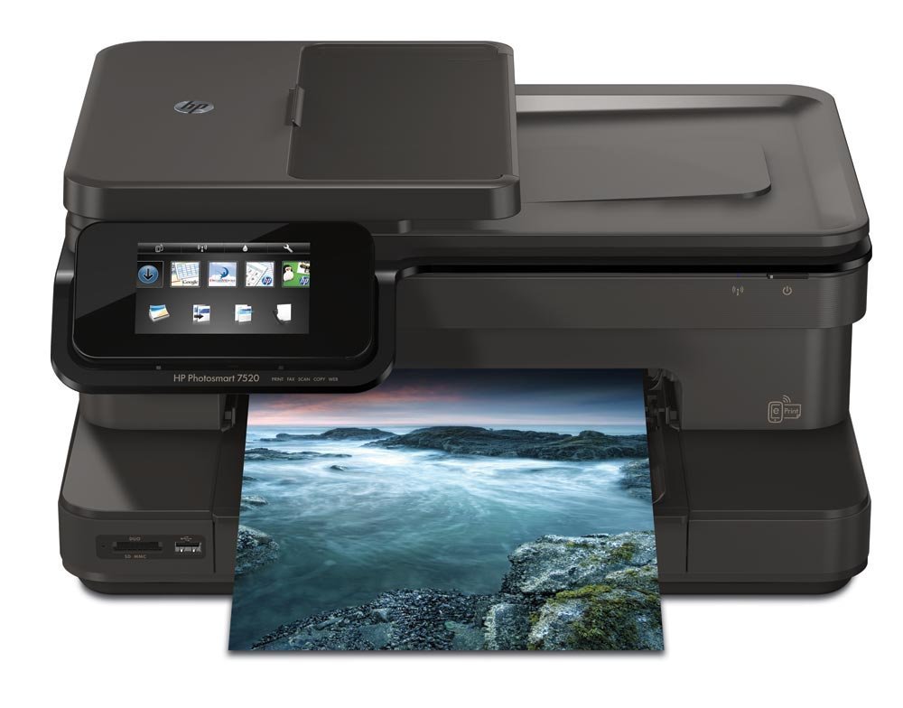 Hp photosmart 7520 cz045a wireless color touch screen e all in one