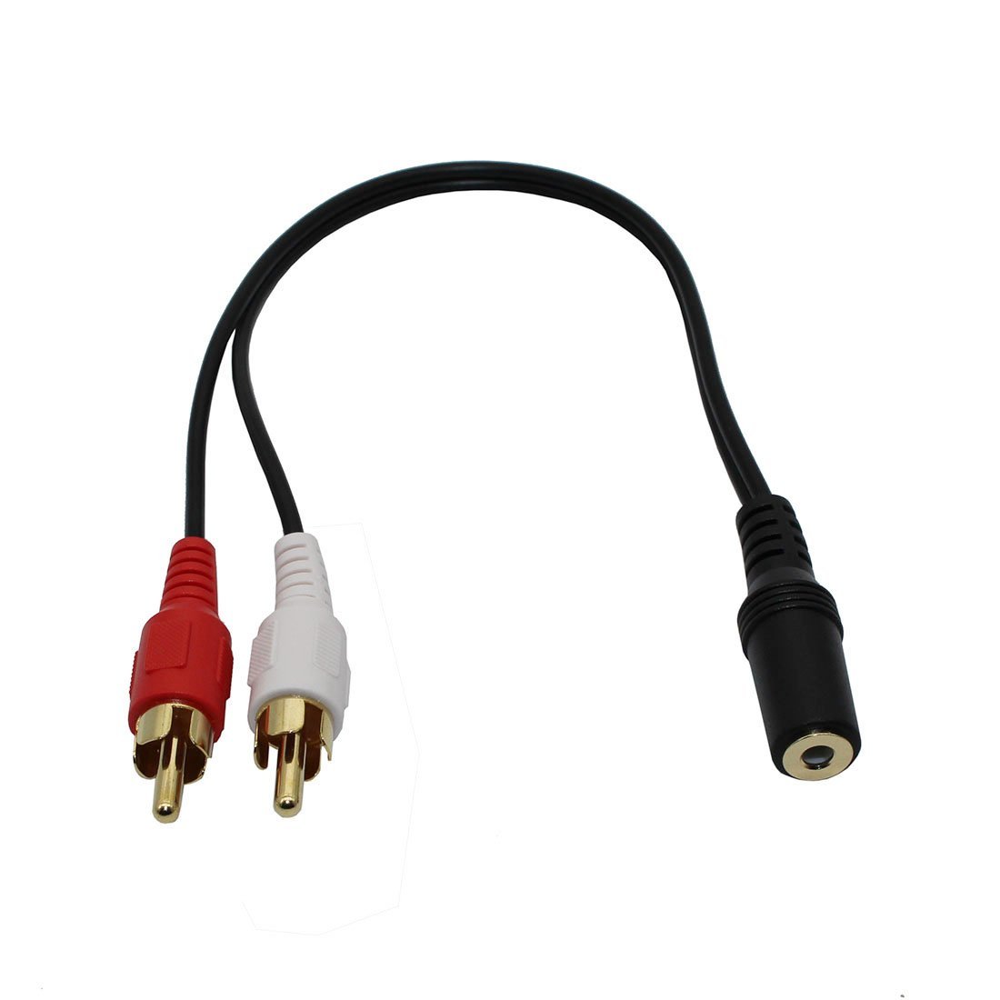 RCA to 3.5MM, VCZHS 2 x RCA Male to 1 x 3.5mm Stereo Female, Y-Cable ...