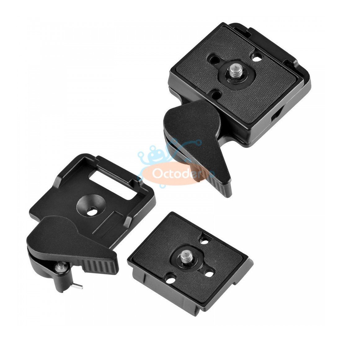 Quick Release SLR DSLR Camera Lens Tripod Clamp Plate Mount Screw ...