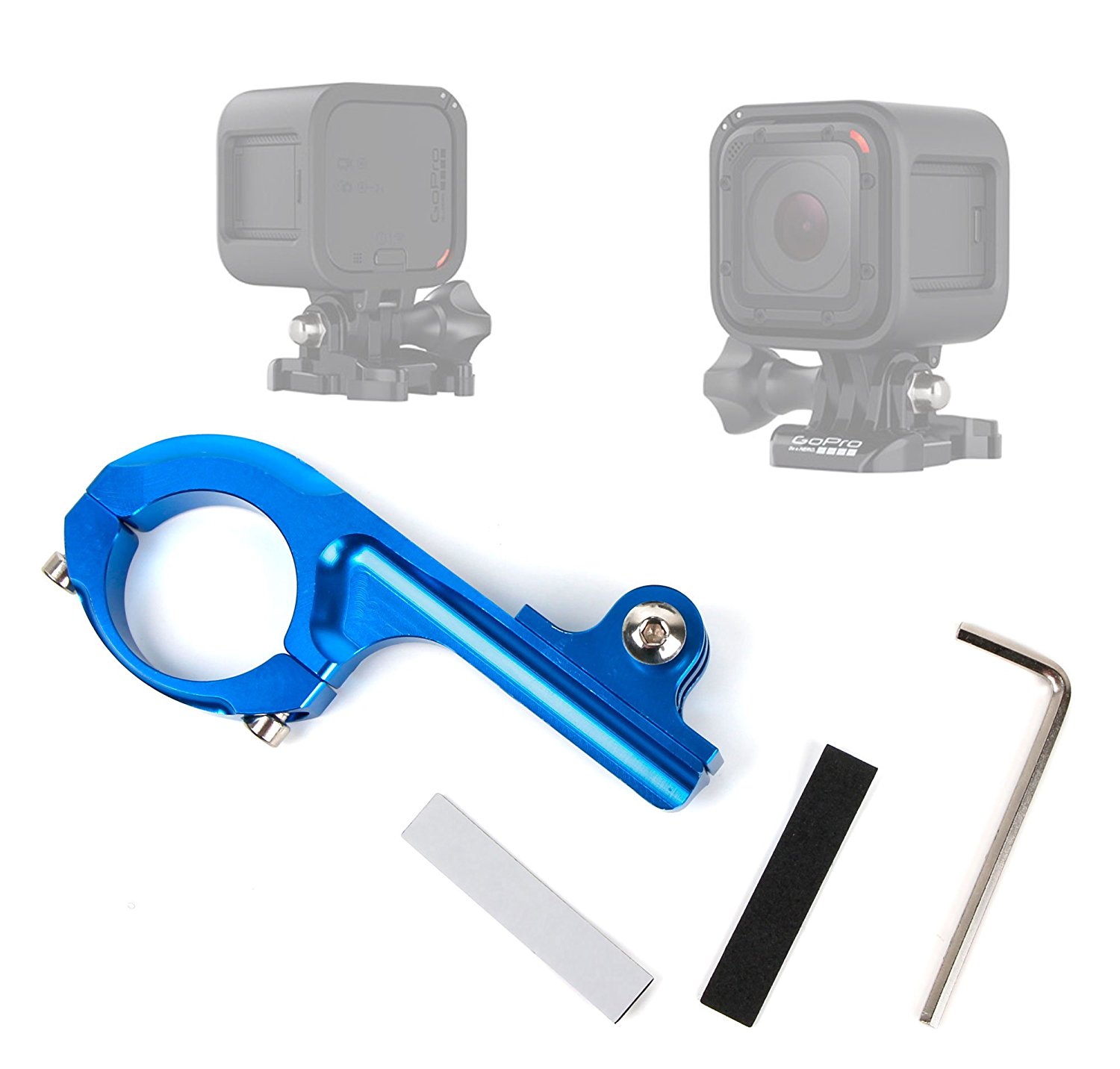 Per Go Pro Accessori Treppiede Monopiede Ve Di Montaggio Con Adattatore Hot Shoe Da 1/4 '' Per Gopro Hero 11 10 4 5 6 7 8 9 DJI Action Camera - Foto 4