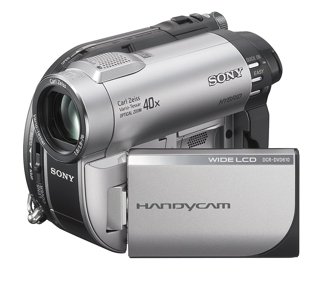 Sony DCRDVD610 DVD Handycam Camcorder with 40x Optical Zoom