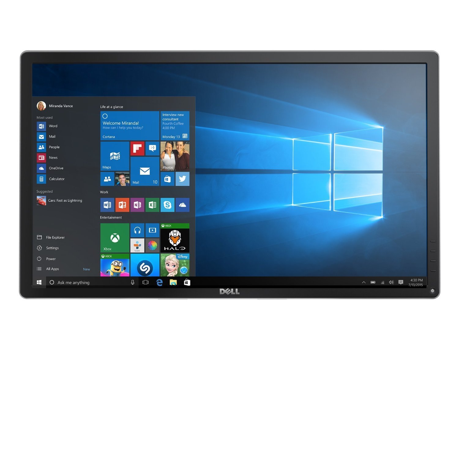 Dell Ultra HD 4k Monitor P2715Q 27-Inch Screen LED-Lit Monitor ...