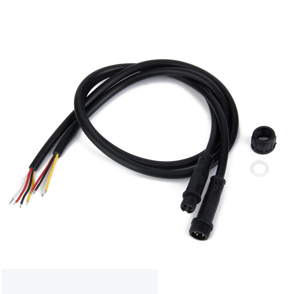 2pcs 50cm Waterproof Led Lamp 4 Cores Male Female Plug Cables Wire N3 