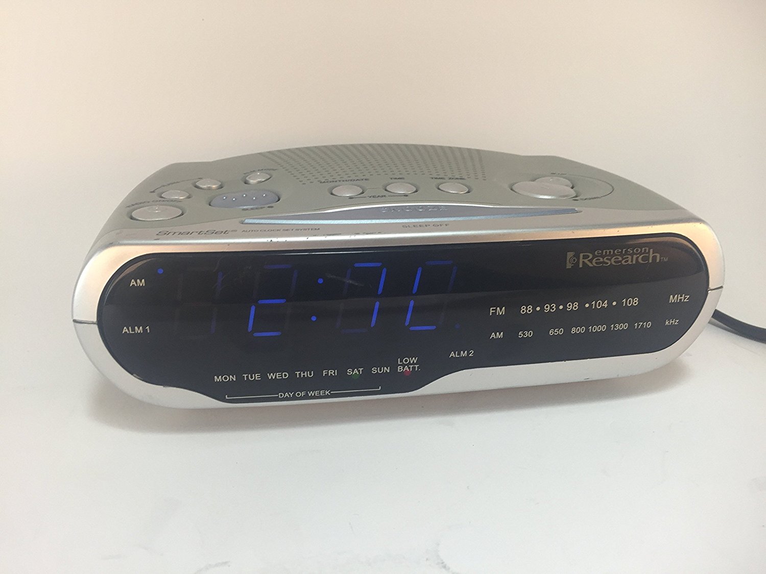 Emerson Smartset Dual Alarm Clock Radio CK 1850 N7 free image download