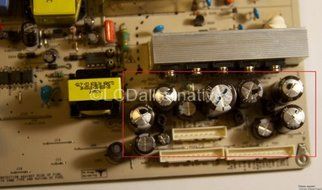 Repair Kit, LG 32LC7D, LCD Monitor, Capacitors, Not the Entire Board N3