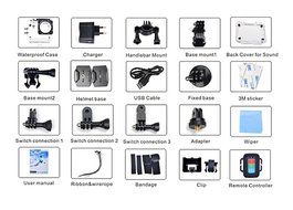 Snail Shop Wifi Version with Remote Control 2.0" LCD Display 170&deg; Wide Angle H.264 12.0mp 1080p Hd 30m Waterproof... N5