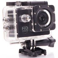 Olymstore Full HD 1080P Waterproof 140-Degree Wide-angle Lens Mini Sports DV (US Standard) Black N7