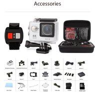 Action Camera ,AEDILYS 4K HD Action Camera ,Wrist 2.4G Wireless RF Remote Control , WiFi 2inch 170&deg; Sports Video... N2