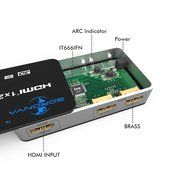 Goronya 1 x 2 HDMI V 1.4 Amplifier Splitter for Ultra HD 4K and 3D N5