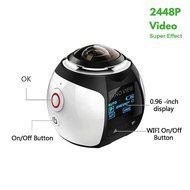 V1 Panoramic Camera 2448*2448 4K 360 Action Camera Deportiva Wifi Sport Cam Driving VR Camera Waterproof Ultra...